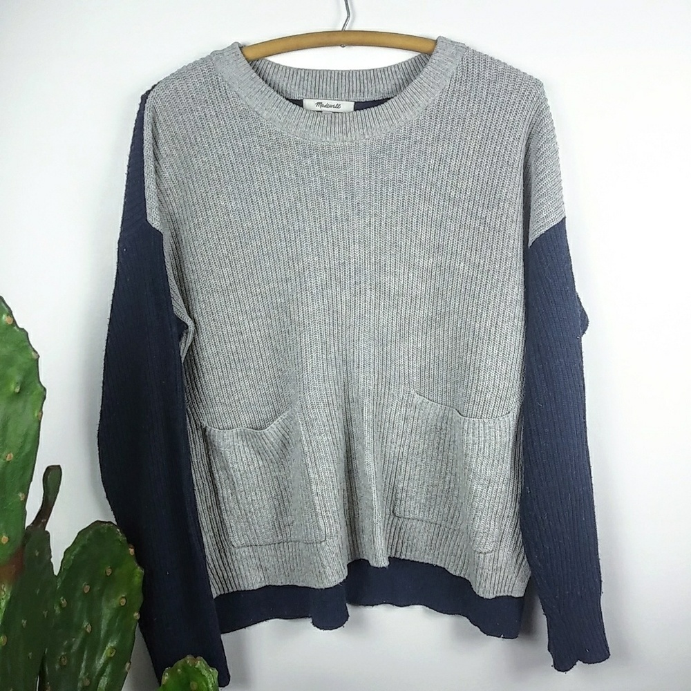 Madewell colorblock sweater
